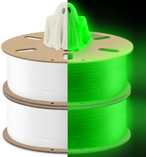 Glow in The Dark 3D PLA Filament 1.75mm 1Kg 2 Pack, Luminous 3D Printing Materia picture