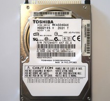 Toshiba MK4026GAX HDD2193 V ZK01 T 630 A0/PA100U 2.5