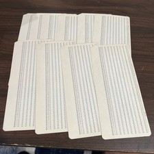 Lot 10 Vintage Computer Punch Cards IBM DD-5081 5081 Unused  picture