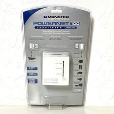 Monster Digital Express Powernet 100 Network Expansion Adapter - New Sealed picture