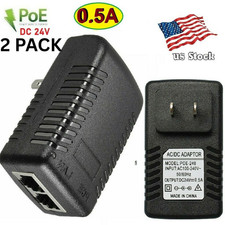 48V 0.5A 24W PoE Injector Power Over Ethernet Adapter 802.3af IP Phone WLAN AP picture