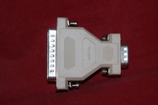 Serial (COM) Adapter RS-232, Tandy DB25 Male to DB9 Male Converter picture