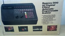 Vintage Regency D810 50 Channel Programmable Police, Fire, Aircraft Scanner picture