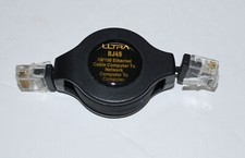 ULTRA RETRACTABLE CORD RETRACTABLE NETWORK RJ-45 CABLE 50 INCH 10/100 ETHERNET picture