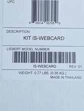 EMERSON LIEBERT INTELLISLOT KIT IS-WEBCARD 416791G picture