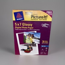Avery Microsoft Picture It 5 x 7 Glossy Express Software Digital Photo Paper picture