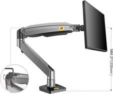 NB North Bayou F100A, Full-motion Gas-Spring Adjustible Monitor Arm & Desk Mount picture