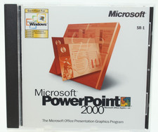 Microsoft PowerPoint 2000 CD - WITH PRODUCT KEY - Presentation Graphics Program picture