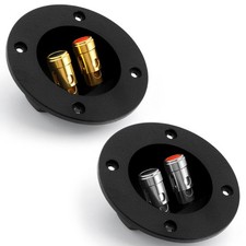 2 Pcs Subwoofer Box Terminal, 3