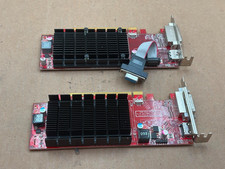 Lot of 2 VisionTek Radeon HD 6350 1 GB DDR3 PCI-E x16 Low Profile Video Card picture