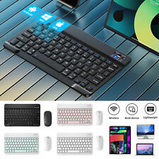 Slim Mini Wireless Keyboard Bluetooth/ Mouse For PC Laptop Mac iOS iPhone Tablet picture