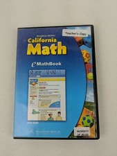 California Math DVD Rom eMathbook Grade 1 Houghton Mifflin Windows Mac WORKS picture