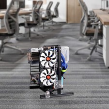 PC Frame Vertical Test Bench Open Air Case Chassic Motherboard Frame Holder DIY picture