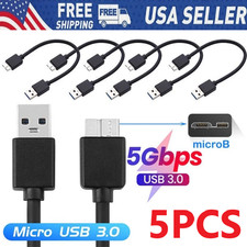 5PCS Micro USB 3.0 Cable High Speed Data SYNC For HDD External Hard Drive picture