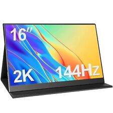 2K Portable Monitor 16 Inch 144Hz 2560x1440 Travel Monitor 100% sRGB Laptop M... picture