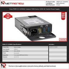 Cisco PWR-C5-125WAC Power Supply for Catalyst 9200 Series Switches picture