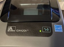 Zebra GX420T GK420T DT TTR Label Printer USB Serial Ethernet Tested PS Ex Cosmet picture