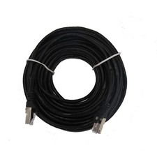 1 x Black 60ft Cat5e RJ45 Cat5 Ethernet Network Cable for Routers, Computers,DVR picture