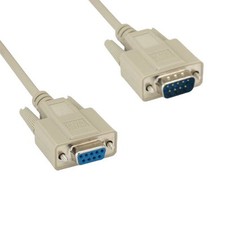 Lot 10 DB9 Null Modem Serial Printer Cable M/F 28 AWG RS-232 Crossover 9 Pin PC picture