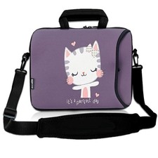 10 Inch Messenger Bag Carrying Case Sleeve Fits 710.2 Inch Laptop Cat picture
