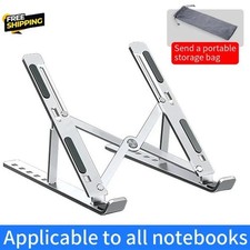 1pc Aluminum Laptop Stand Adjustable Cooling Foldable Non-Slip NEW Holder picture