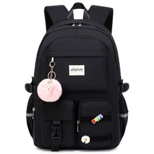 abshoo Big Student Laptop Backpack For College Women Middle High Large, Black picture