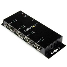 StarTech ICUSB2324I USB to Serial Adapter Hub - 4 Port - Industrial - Wall Mount picture