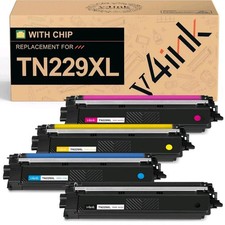 TN229XL Toner Cartridges 4-pack 4-Colorrs, Compatible W/ Brother Printers NIB picture