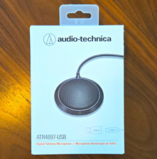 Audio-Technica ATR4697-USB Tabletop Condenser Mic Omni USB-A/USB-C Black picture