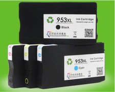 4 pcs Ink Cartridge for HP 953XL For HP OfficeJet Pro 7740 8210 8710 8715 8720  picture