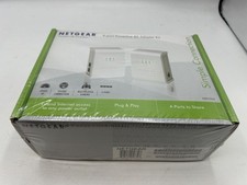 NETGEAR XEB1004 85 Mbps Powerline Ethernet Switch Kit - Brand New Sealed NOS picture