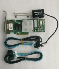 ADAPTEC ASR-78165 4-Port SAS/SATA 6Gb/s RAID Controller With 8643 cable+battery picture