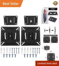 Versatile Wall Mount Bracket Set for 14-24 inch LCD TVs - Sturdy and Spacious picture