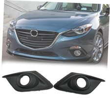 1Pair Front Fog Light Cover Bezel Replacement For Mazda 3 2014 2015 2016 | picture