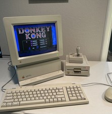 Vintage Apple IIgs Computer System Complete Monitor, Mouse Keyboard Drive Joysti picture