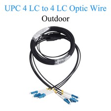 Fiber Optical Cable UPC 4 LC to 4 LC Single-mode 4-core Outdoor 100M-300M picture