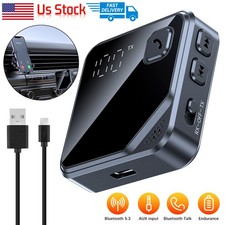Bluetooth 5.4 TX RX Adapter Wireless Audio Transmitter Receiver Car TV AUX picture