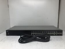 Cisco SF350-24P 24-Port 10/100 PoE Managed Switch w/ Power Cord *TESTED* picture