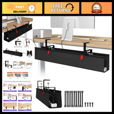 No Drill Under Desk Cable Management Tray - 36