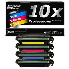 10X Eurotone PRO Cartridge For HPEcolor LaserJet CP-5225-XH picture