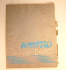 Vintage 1981 KAYPRO MICROSOFT BASIC User's Guide (NO DISK) picture