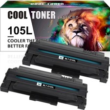 2PK MLT-D105L Toner For Samsung 105L ML1910 ML1915 ML2525 ML2525W ML2545 ML2580 picture