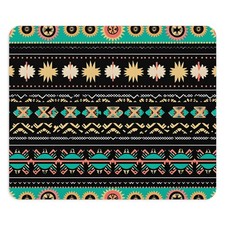 Southwestern Aztec Pattern Mouse Pad | Tribal Geometric Desk Mat picture