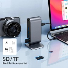 12-in-1 Vertical Docking Station USB C HUB TYPE C Splitter HDMI 4K30Hz/LAN picture