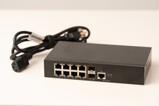 PRONTO NETWORKS SC08 8-PORT GIGABIT ETHERNET SWITCH W/ 2 SFP UPLINKS POWER CORD picture