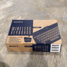 Sony WebTv Wireless Keyboard KI-W200 Model in Original Box/ Never Used picture