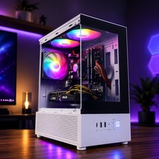 Custom Build ARGB Desktop i7 PC 32GB RAM 1TB SSD RTX 5060 Win11 GAMING READY picture