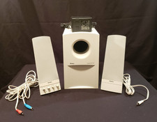 Boston Acoustics Digital BA7500 Speaker System + Subwoofer & Power Adapter vtg picture