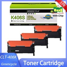 3PK CLT-K406S K406 Toner Fits For Samsung CLP-360 362 363 364 365 365W 367W 368 picture