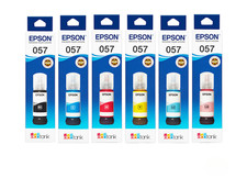 Epson 057 Ink Set 6 Colors Genuine for L8050 L18050 EcoTank Ink Bottle picture